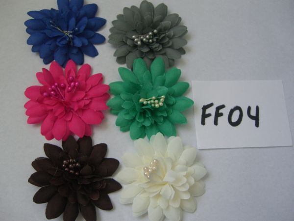 FF04 - Flores de Tecido Diversas Cores